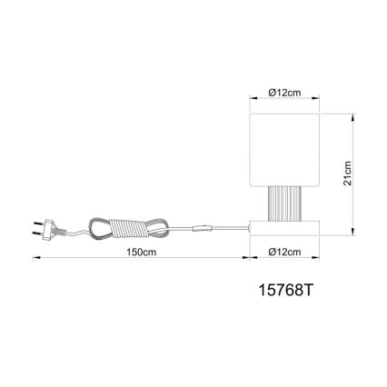 Globo - Stolná lampa 1xE27/25W/230V