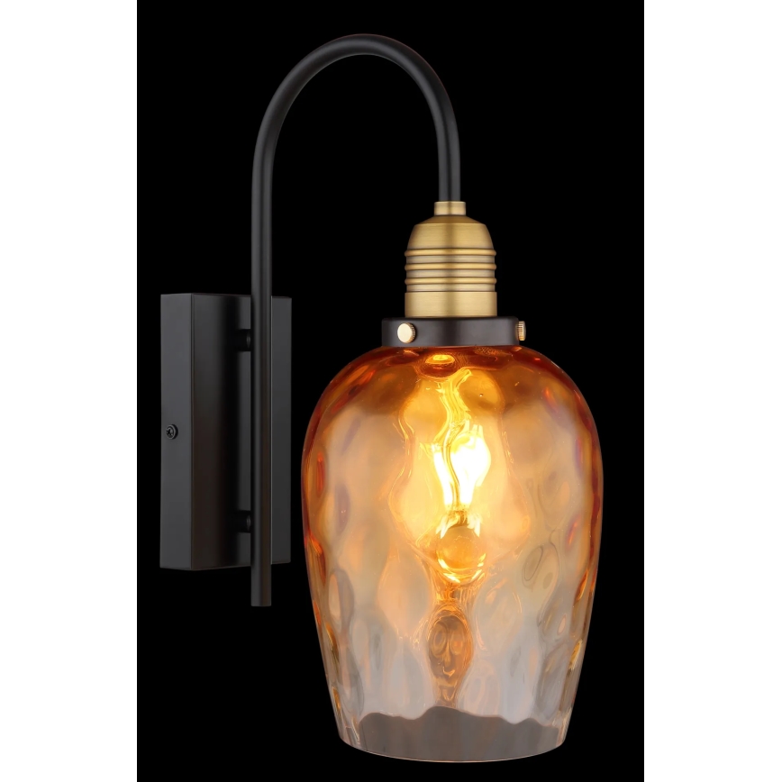 Globo - Nástenná lampa 1xE27/60W/230V oranžová