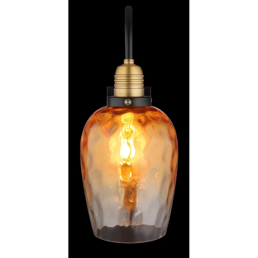 Globo - Nástenná lampa 1xE27/60W/230V oranžová