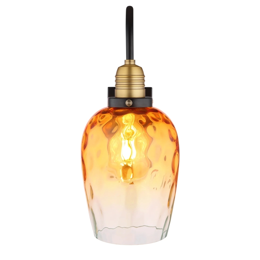 Globo - Nástenná lampa 1xE27/60W/230V oranžová