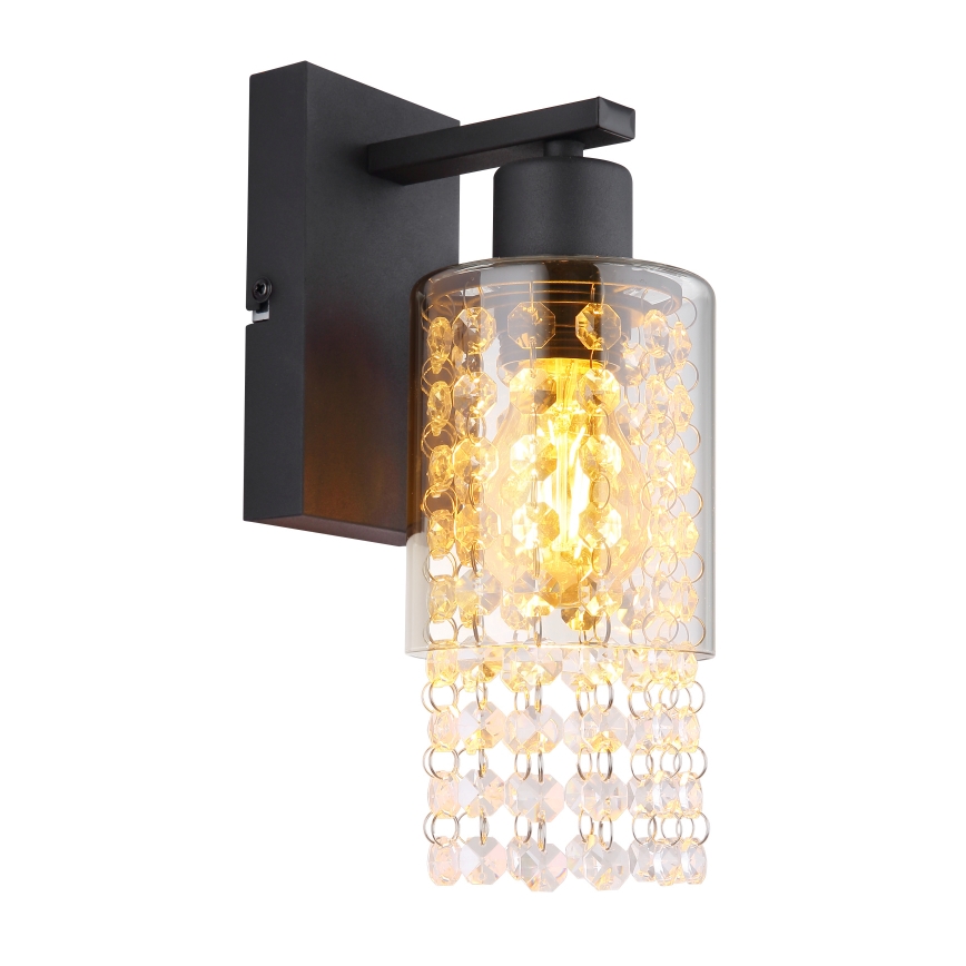 Globo - Nástenná lampa 1xE27/40W/230V čierna