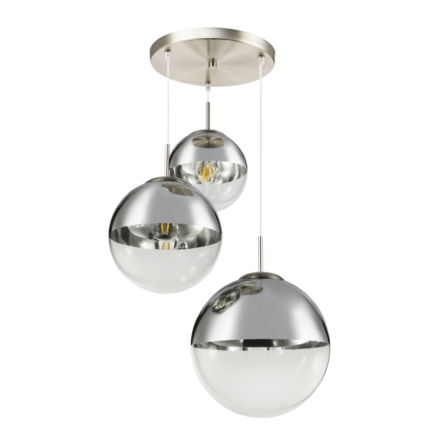 Globo - Luster na lanku 3xE27/40W/230V pr. 51 cm