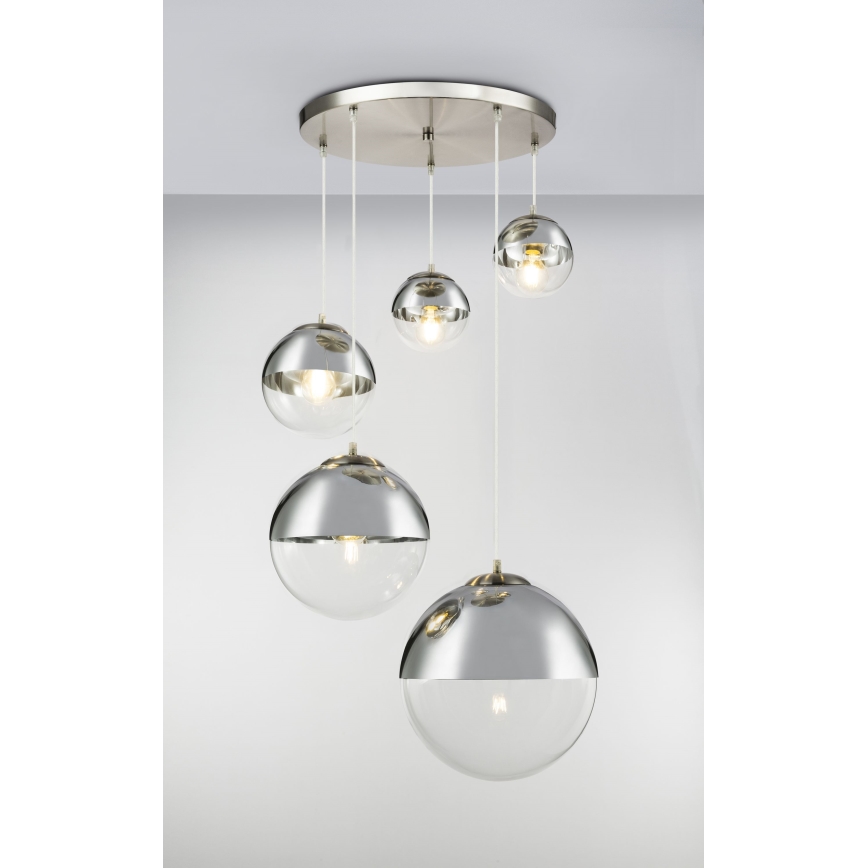 Globo - Luster na lanku 5xE27/60W/230V pr. 65 cm