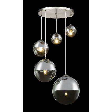 Globo - Luster na lanku 5xE27/60W/230V pr. 65 cm