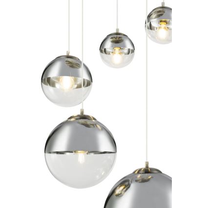 Globo - Luster na lanku 5xE27/60W/230V pr. 65 cm