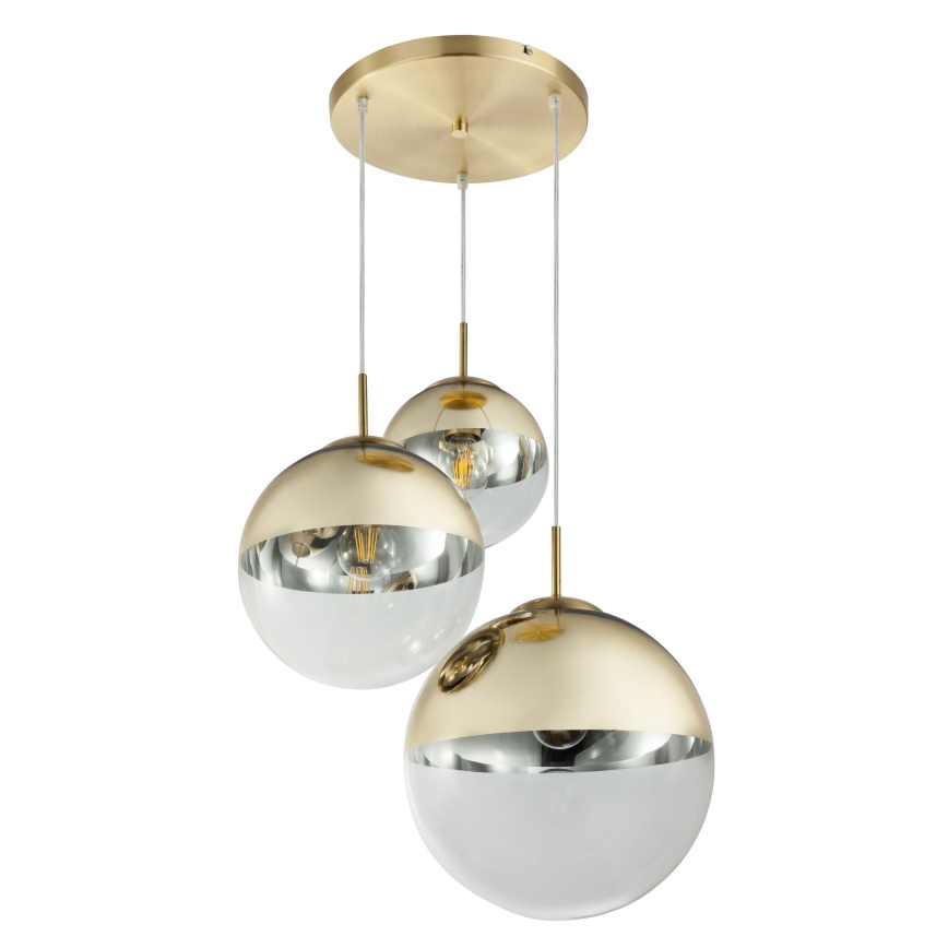 Globo - Luster na lanku 3xE27/40W/230V pr. 51 cm