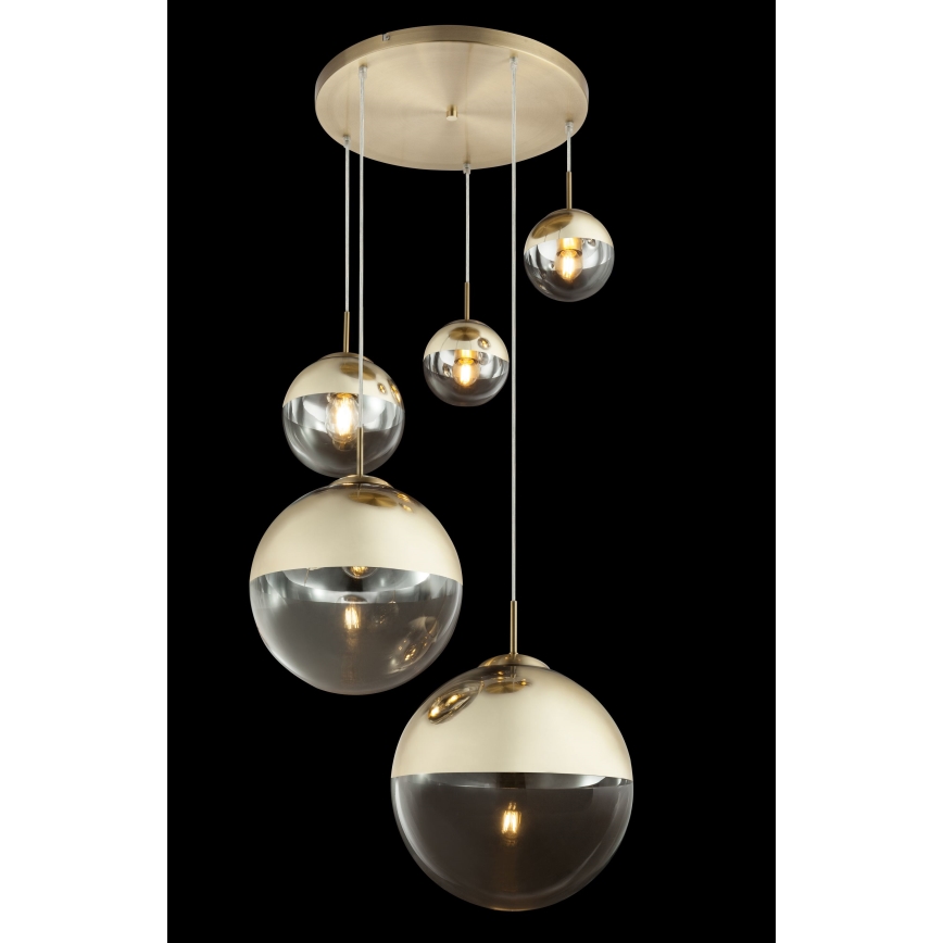 Globo - Luster na lanku 5xE27/40W/230V pr. 65 cm
