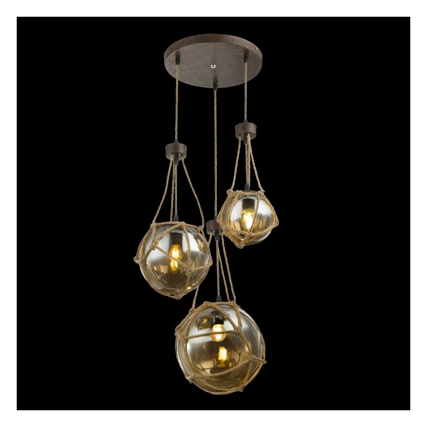 Globo - Luster na lanku 3xE27/40W/230V