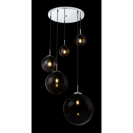 Globo - Luster na lanku 5xE27/40W/230V pr. 65 cm