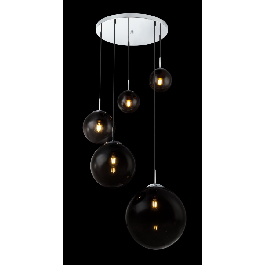 Globo - Luster na lanku 5xE27/40W/230V pr. 65 cm
