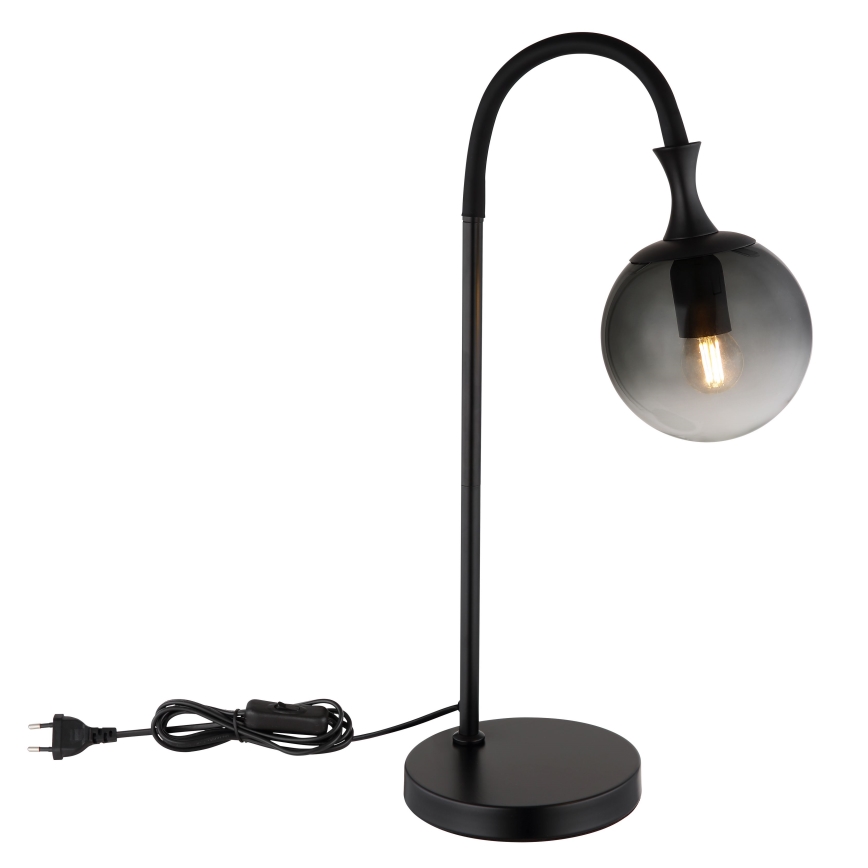 Globo - Stolná lampa 1xE27/10W/230V čierna