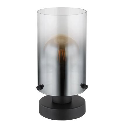 Globo - Stolná lampa 1xE27/40W/230V pr. 12,5 cm čierna