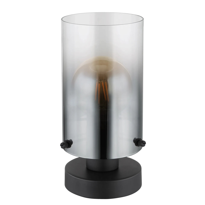 Globo - Stolná lampa 1xE27/40W/230V pr. 12,5 cm čierna