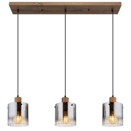 Globo - Závesné svietidlo na lanku 3xE27/60W/230V