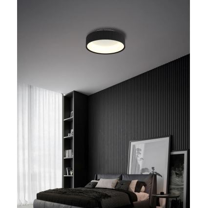 Globo - LED stropné svietidlo LED/45W/230V 2700/4000/6000K priem. 46 cm čierne