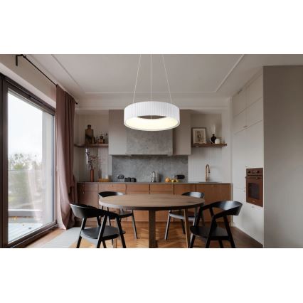 Globo - LED luster na lanku LED/45W/230V 2700/4000/6000K priemer 46 cm biela