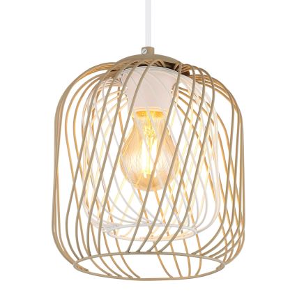 Globo - Závesné svietidlo na lanku 1xE27/40W/230V, priemer 18 cm