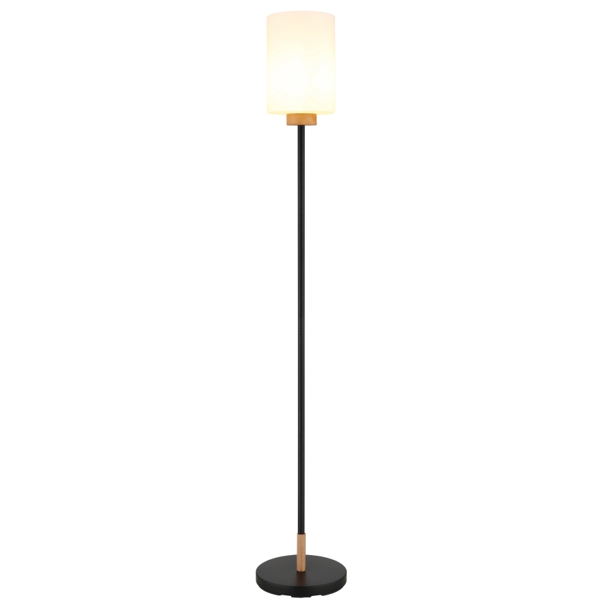 Globo - Stojacia lampa 1xE27/60W/230V čierna/biela