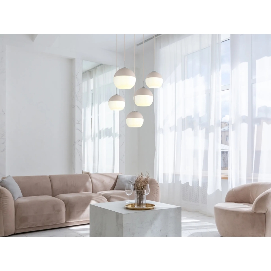 Globo - Závesné svietidlo na lanku 5xE27/60W/230V