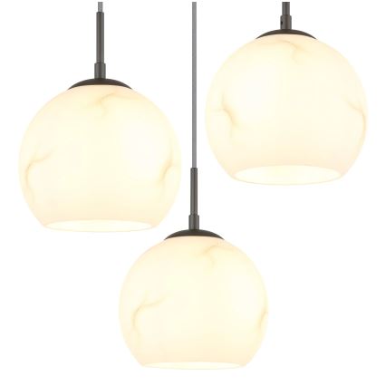 Globo - Závesný luster na lankách 3xE27/60W/230V pr. 42,5 cm