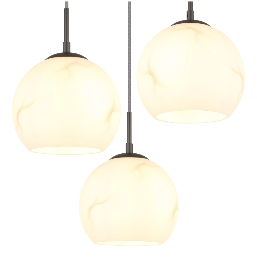 Globo - Závesný luster na lankách 3xE27/60W/230V pr. 42,5 cm