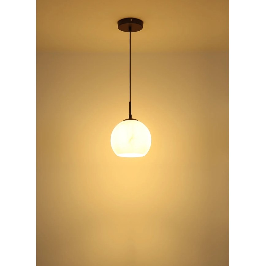 Globo - Závesné svietidlo na lanku 1xE27/60W/230V pr. 20 cm