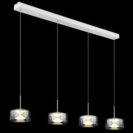 Globo - LED závesné svietidlo na lankách LED/24W/230V biela/dymová