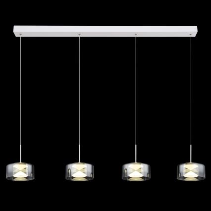 Globo - LED závesné svietidlo na lankách LED/24W/230V biela/dymová