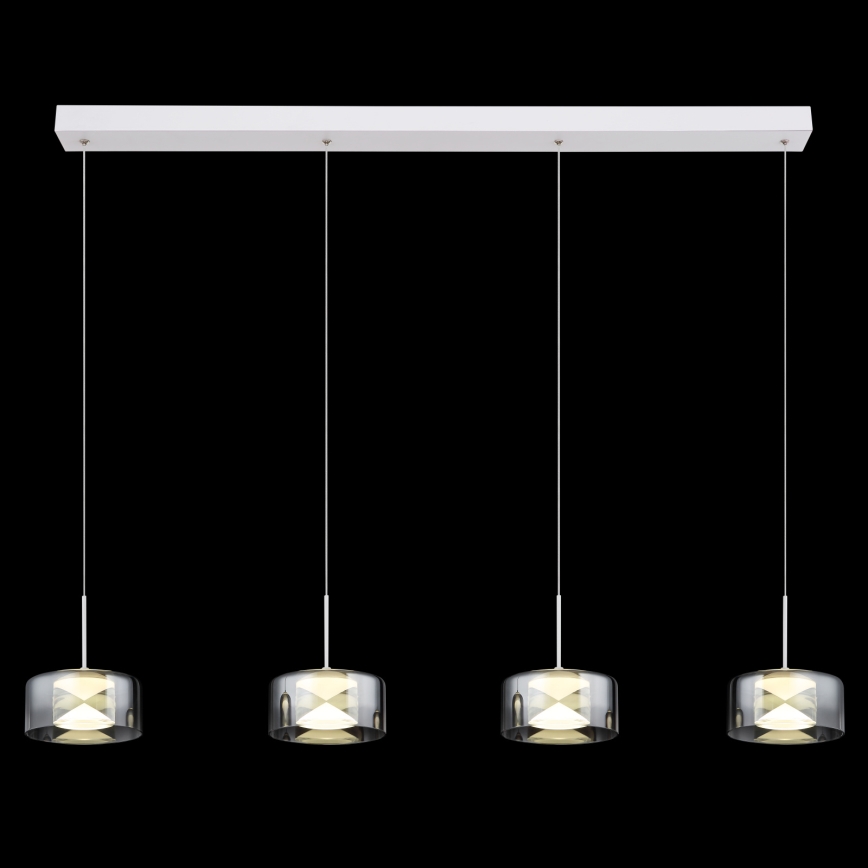 Globo - LED závesné svietidlo na lankách LED/24W/230V biela/dymová