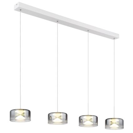 Globo - LED závesné svietidlo na lankách LED/24W/230V biela/dymová
