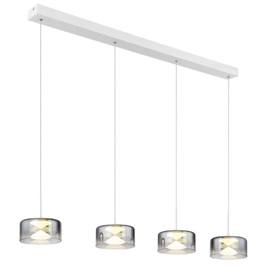 Globo - LED závesné svietidlo na lankách LED/24W/230V biela/dymová