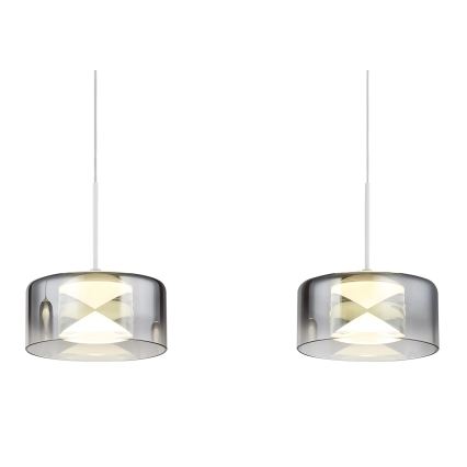 Globo - LED závesné svietidlo na lankách LED/24W/230V biela/dymová