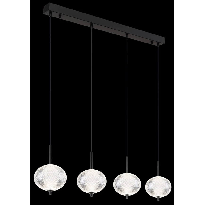 Globo - LED Luster na lanku 4xLED/5,75W/230V 3000/4500/6500K
