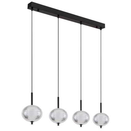 Globo - LED Luster na lanku 4xLED/5,75W/230V 3000/4500/6500K