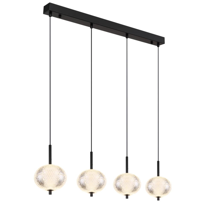 Globo - LED Luster na lanku 4xLED/5,75W/230V 3000/4500/6500K