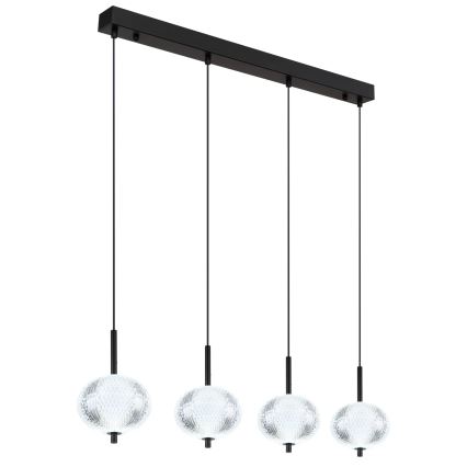Globo - LED Luster na lanku 4xLED/5,75W/230V 3000/4500/6500K