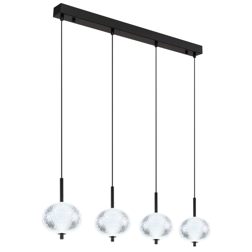 Globo - LED Luster na lanku 4xLED/5,75W/230V 3000/4500/6500K