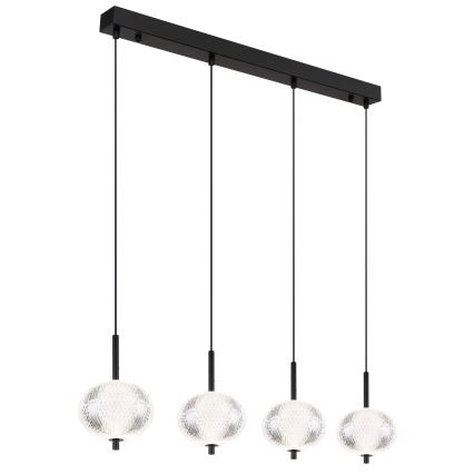Globo - LED Luster na lanku 4xLED/5,75W/230V 3000/4500/6500K