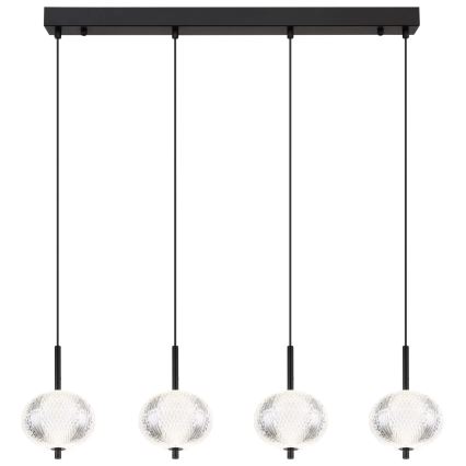 Globo - LED Luster na lanku 4xLED/5,75W/230V 3000/4500/6500K