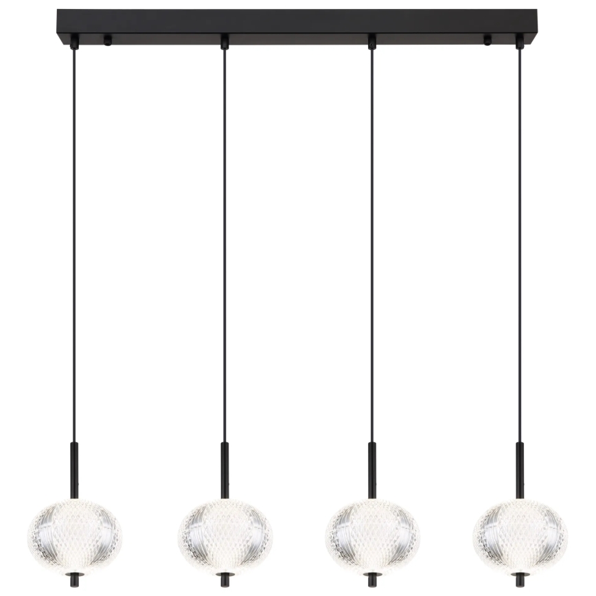 Globo - LED Luster na lanku 4xLED/5,75W/230V 3000/4500/6500K