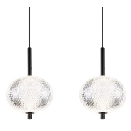 Globo - LED Luster na lanku 4xLED/5,75W/230V 3000/4500/6500K