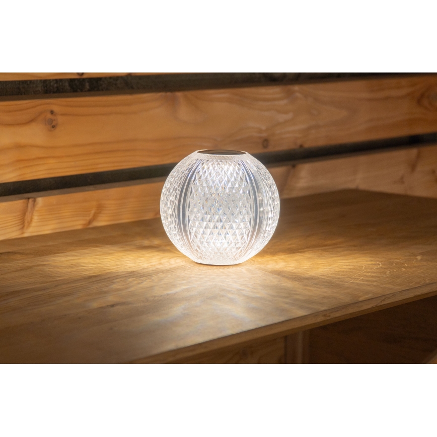 Globo - LED Stmievateľná dotyková stolná lampa LED/2W/5V 1200 mAh USB číra