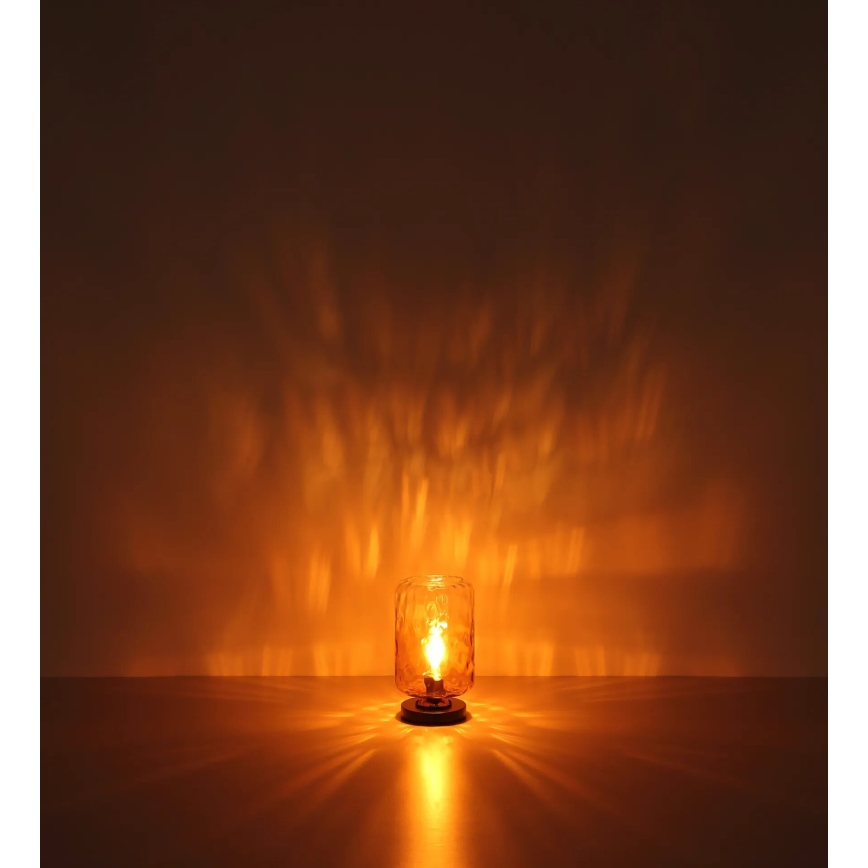 Globo - Stolná lampa 1xE27/60W/230V hnedá