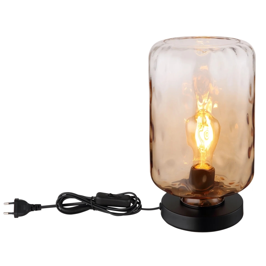 Globo - Stolná lampa 1xE27/60W/230V hnedá