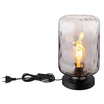 Globo - Stolná lampa 1xE27/60W/230V šedá