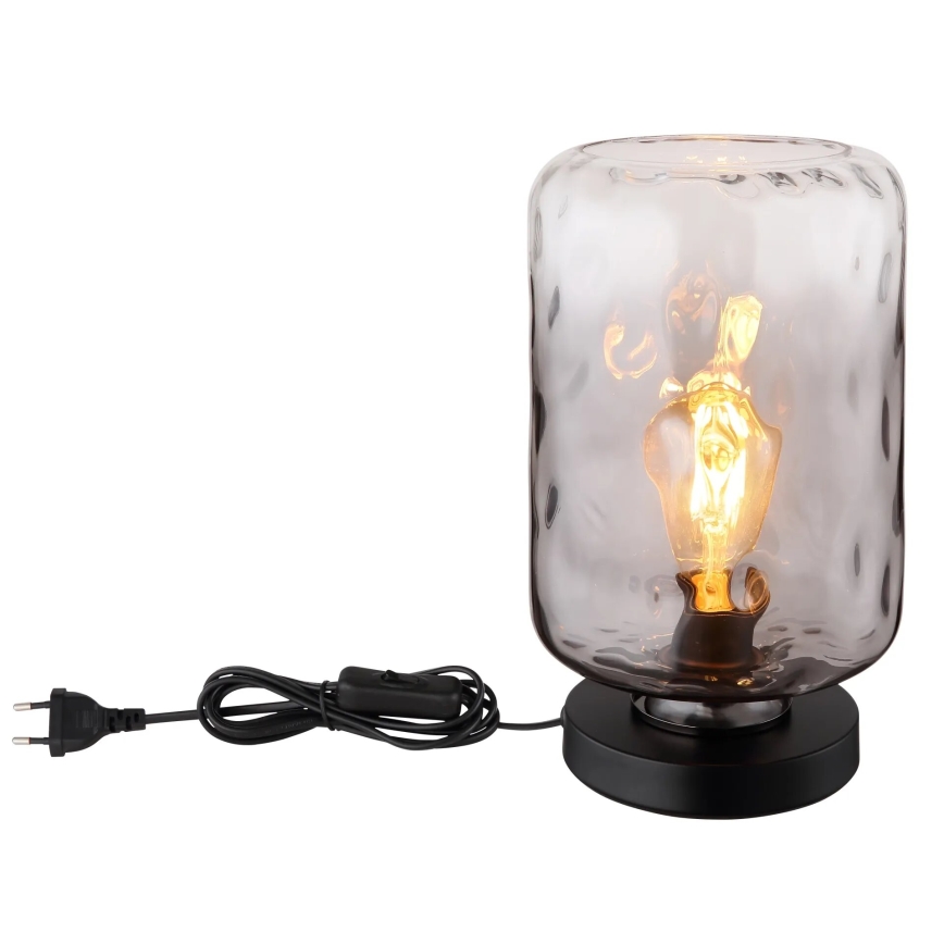 Globo - Stolná lampa 1xE27/60W/230V šedá