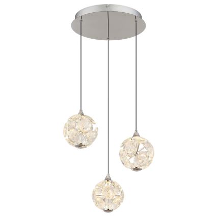 Globo - LED závesný luster na lanku LED/24W/230V