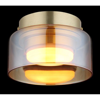 Globo - LED Stropné svietidlo 1xGX53/6W/230V pr. 13 cm dymová/hnedá