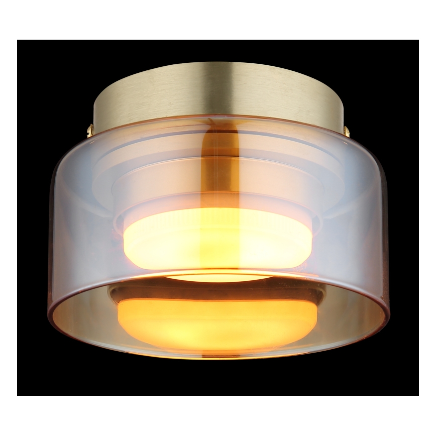 Globo - LED Stropné svietidlo 1xGX53/6W/230V pr. 13 cm dymová/hnedá