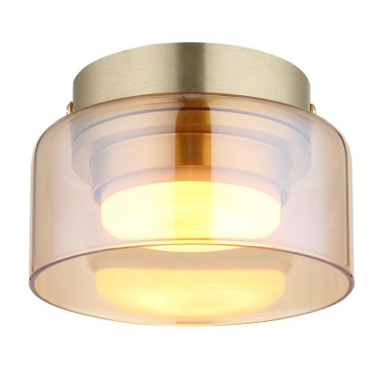 Globo - LED Stropné svietidlo 1xGX53/6W/230V pr. 13 cm dymová/hnedá
